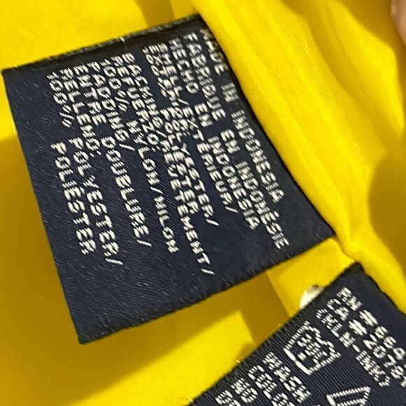 Tommy Jeans Vintage Y2K (2000) Yellow Satin Quilted Shacket sz SP - Picture 6 of 6